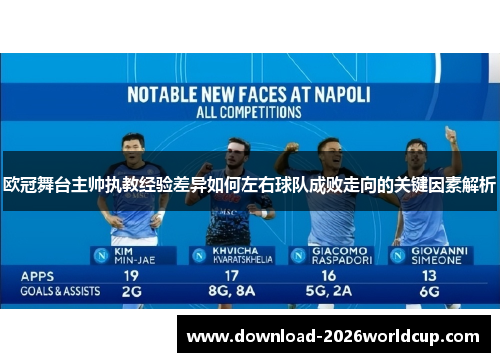 欧冠舞台主帅执教经验差异如何左右球队成败走向的关键因素解析